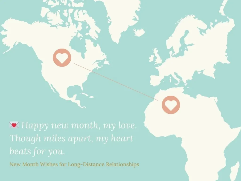 Happy New Month Wishes for Love and Romance