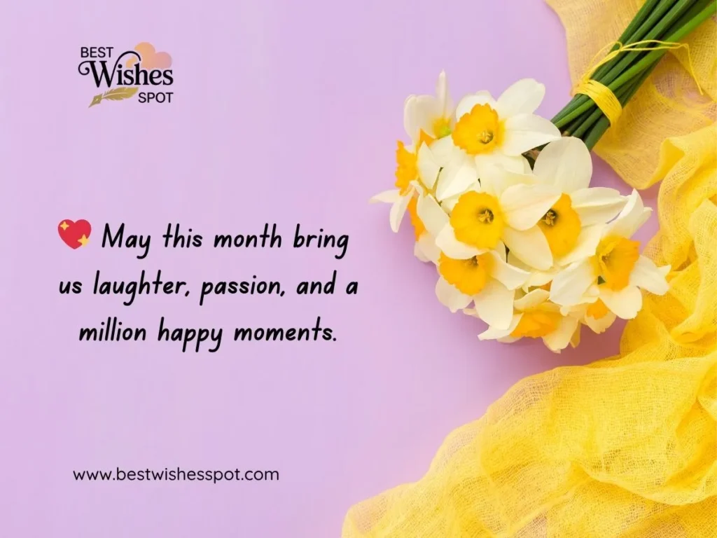 Happy New Month Wishes for Long-Distance Relationships