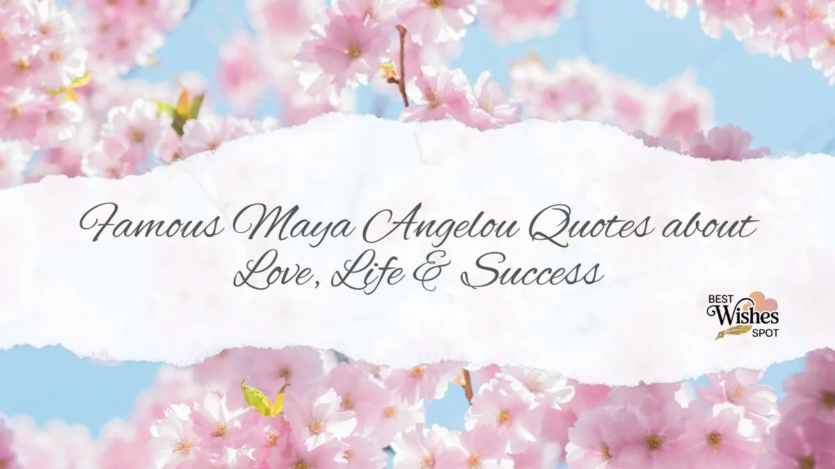 Famous Maya Angelou Quotes