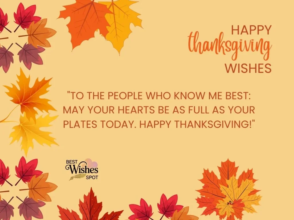 Happy Thanksgiving Wishes for Family (The Heart of the Home)