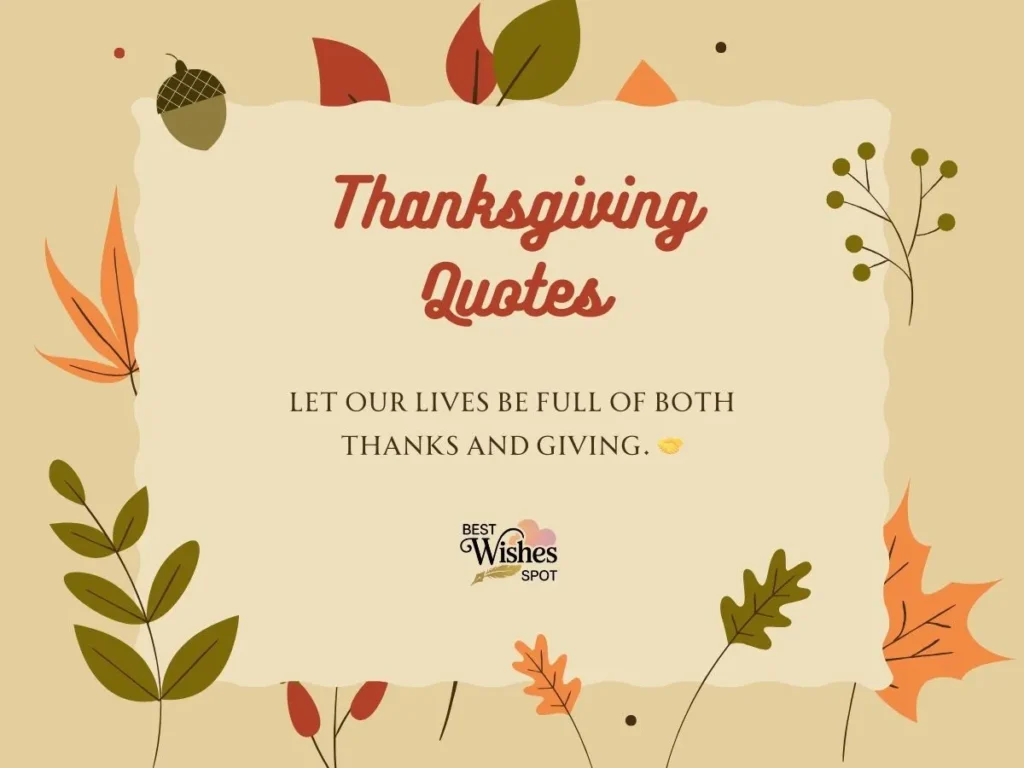Thanksgiving Quotes