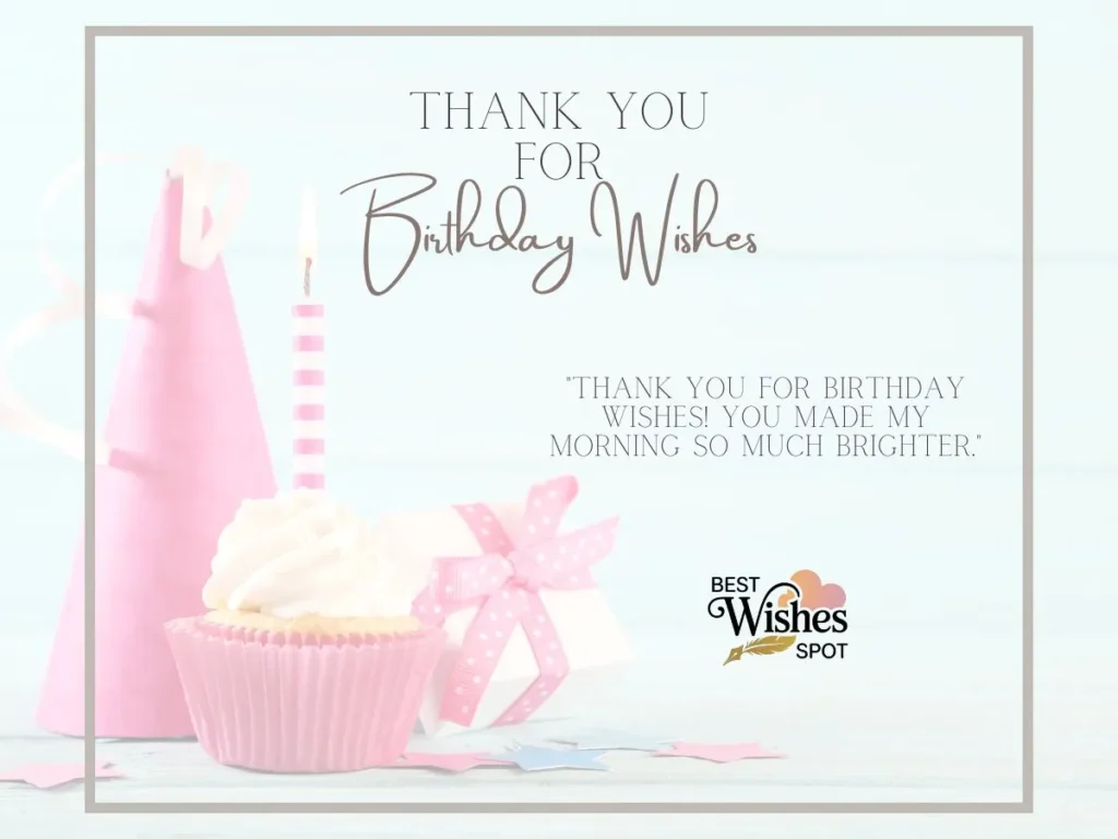 How to Reply Thank You for Birthday Wishes: Short & Simple