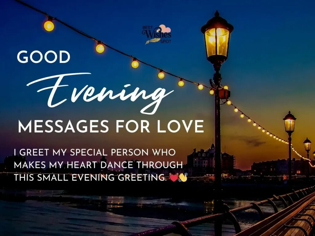 Good Evening Messages for My Love