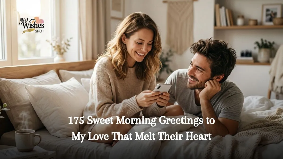 Morning Greetings to My Love 