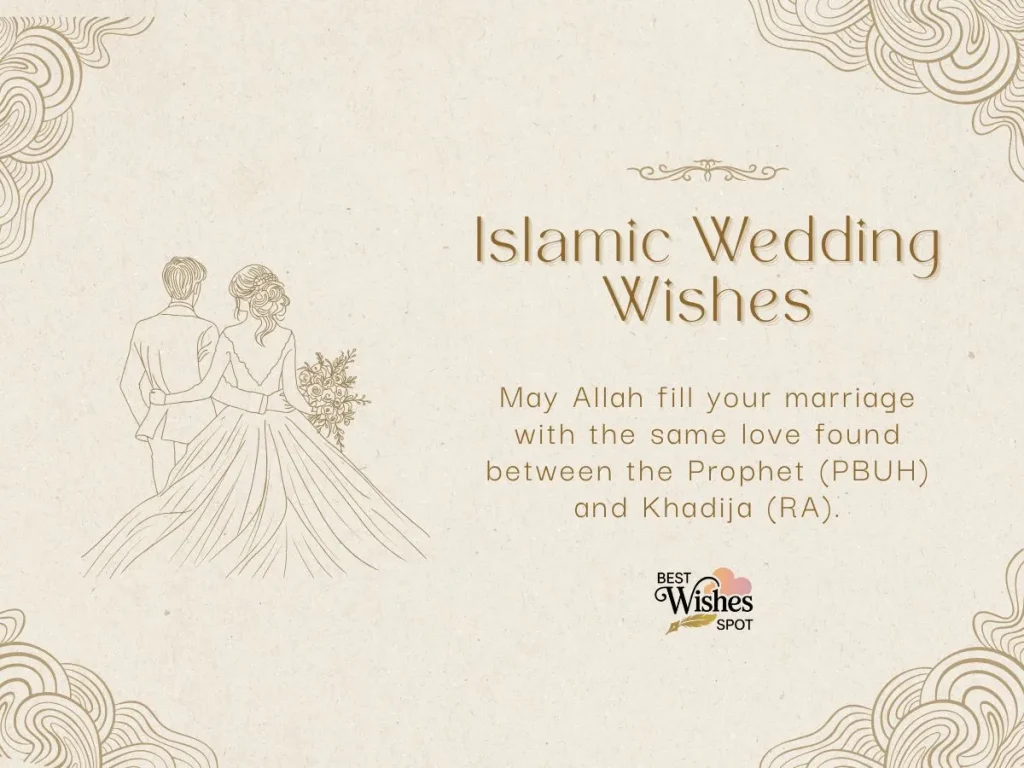 Islamic wedding wishes