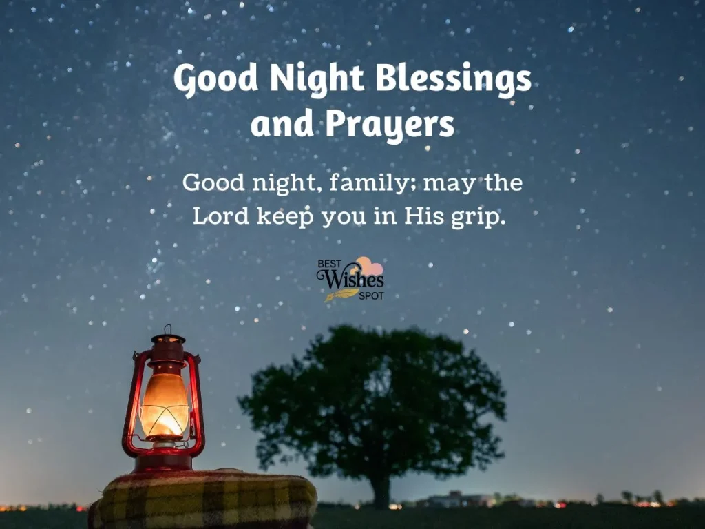 Good Night Blessings and Prayers