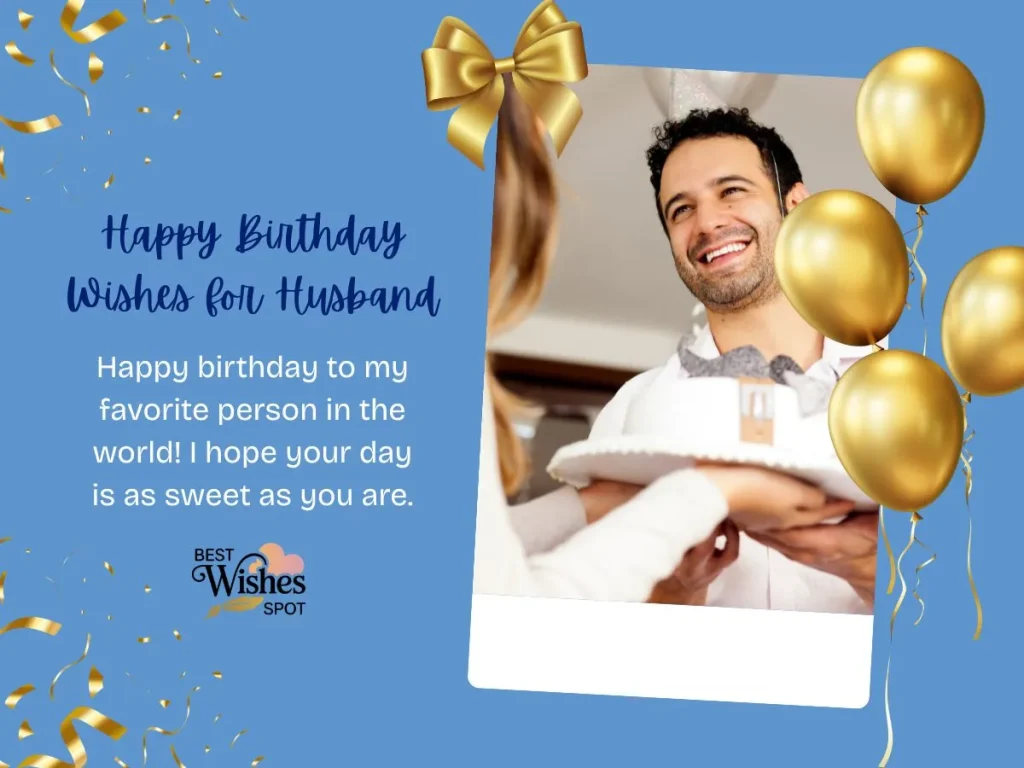 Happy Birthday Wishes for Husband
