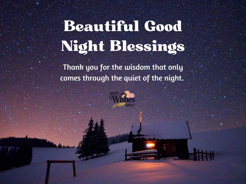 Beautiful Good Night Blessings