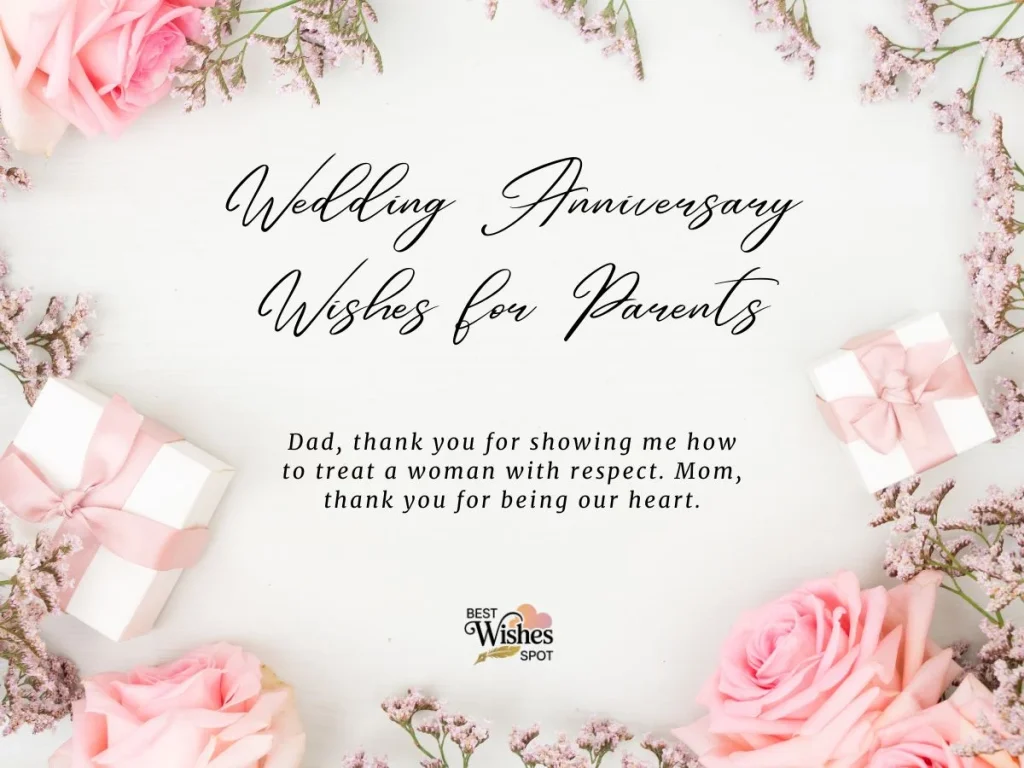 Wedding Anniversary Wishes for Parents