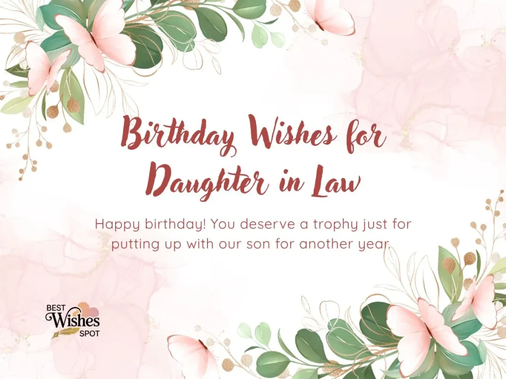 Birthday Wishes for Daughter in Law